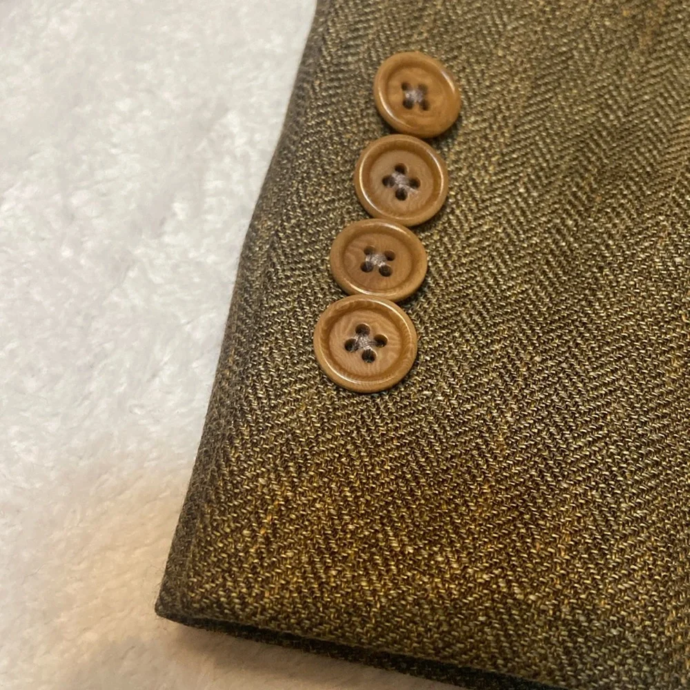 SAMUELSOHN Size 43R Sport Coat Wool Linen Poliamide Blend